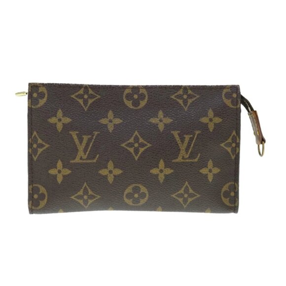 LOUIS VUITTON Monogram Bucket PM Pouch Accessory Pouch LV Auth 63935 - Picture 1 of 16
